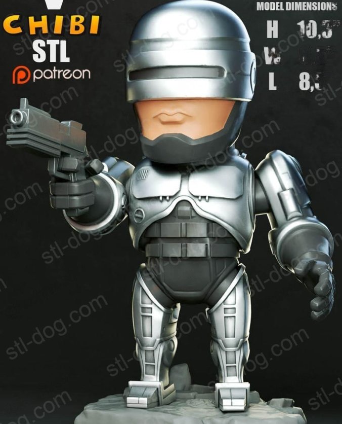 机器战警 Robocop 3D打印图纸